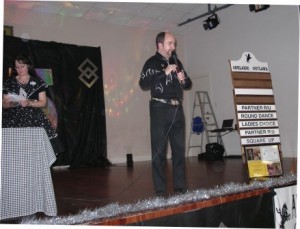 Graham & Dawn on stage