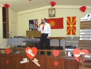 Graham crooning (or something like that)