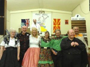 The volunteers who braved the stage and performed for us