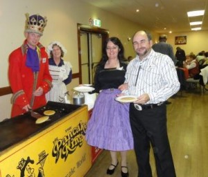 Graham & Dawn, Kaye and Scott from the Pancake King